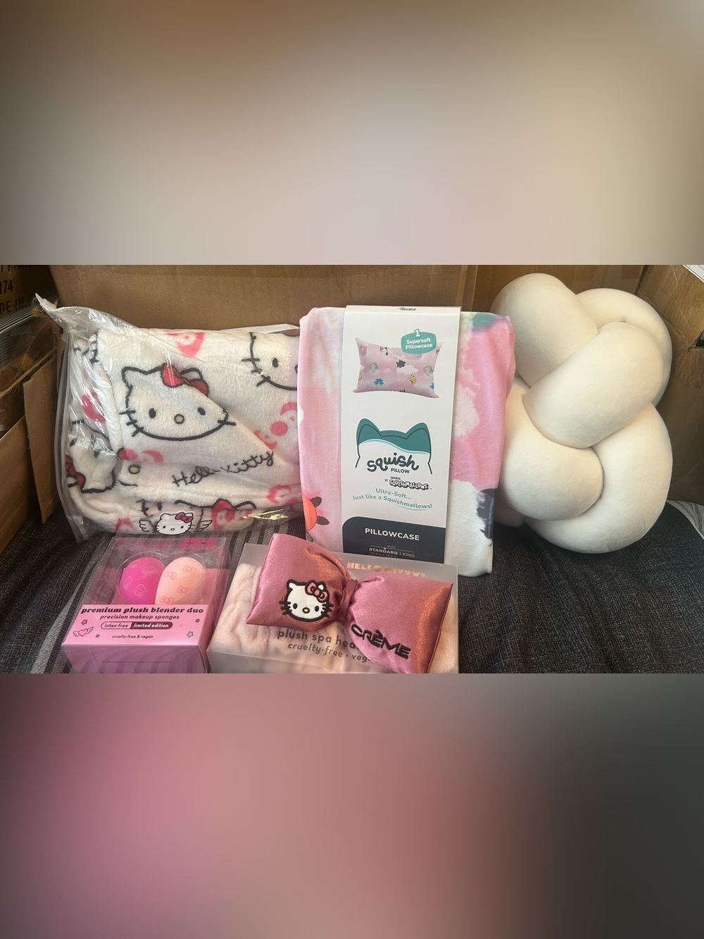 Hello Kitty and Squishmallow Bundle